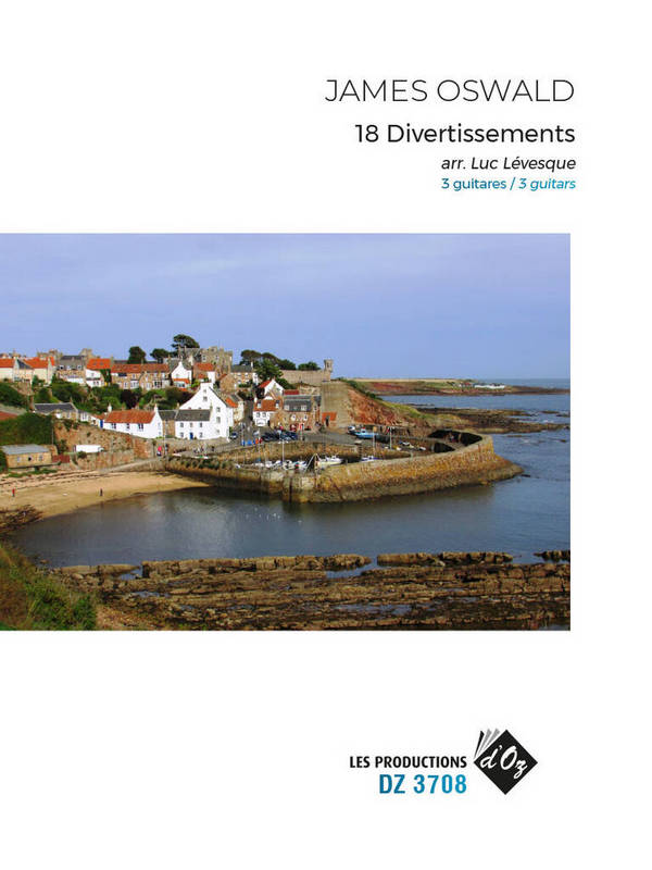 18 Divertissements  Gitarrentrio  Stimmensatz