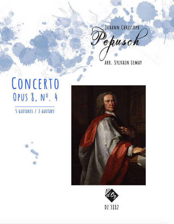 Sonata, Op. 8, No. 4  Gitarrenquintett  Stimmensatz