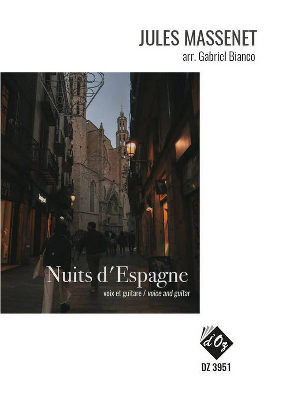 Nuits d'Espagne  for voice and guitar  