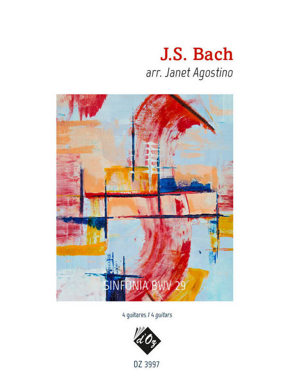 Sinfonia BWV 29&nbsp;&nbsp;Gitarrenquartett&nbsp;&nbsp;Partitur + Stimmen