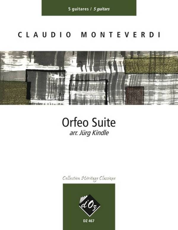 Orfeo Suite&nbsp;&nbsp;5 Guitars&nbsp;&nbsp;Partitur + Stimmen