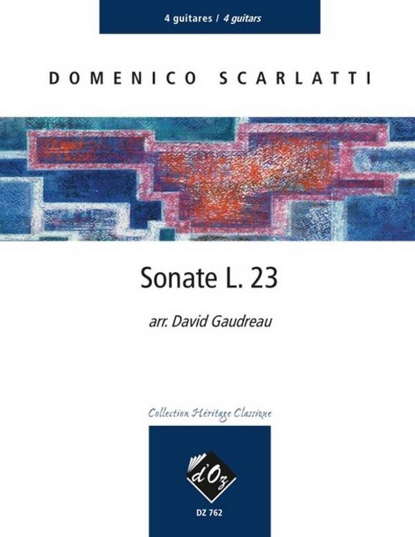 Sonate L. 23&nbsp;&nbsp;4 Guitars&nbsp;&nbsp;Partitur + Stimmen