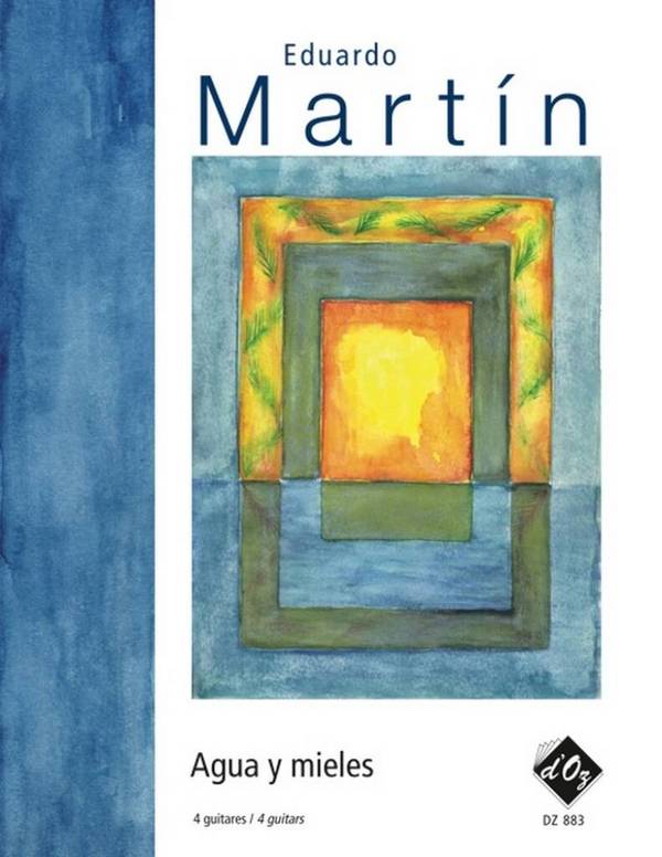 Agua y mieles  4 Guitars  Partitur + Stimmen