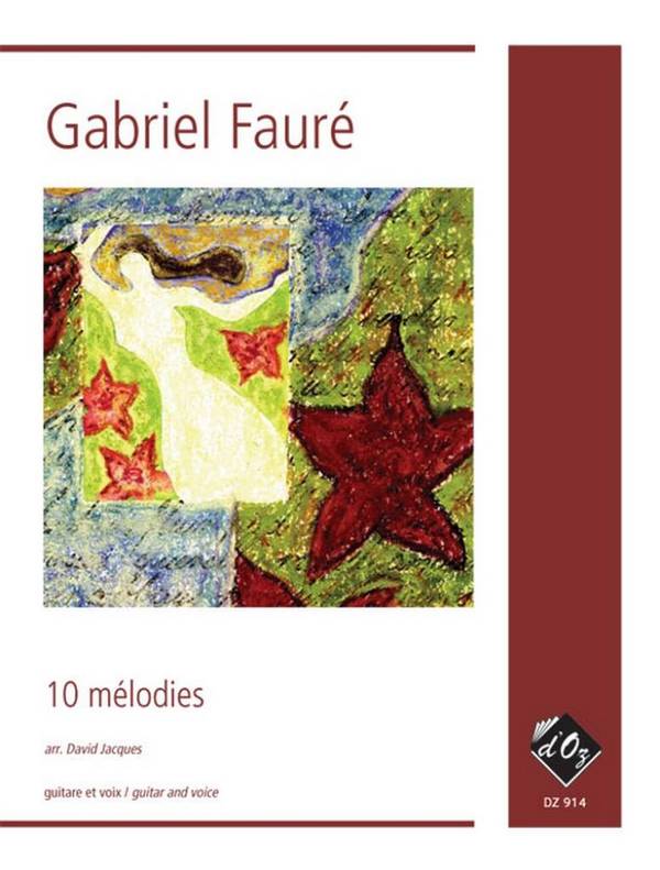 10 mélodies  Vocal and Guitar  Buch