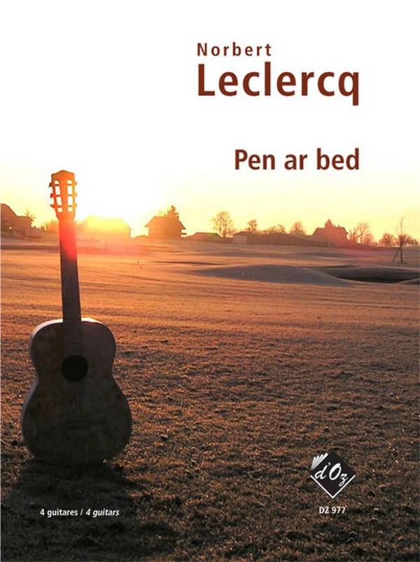 Pen ar bed  4 Guitars  Partitur