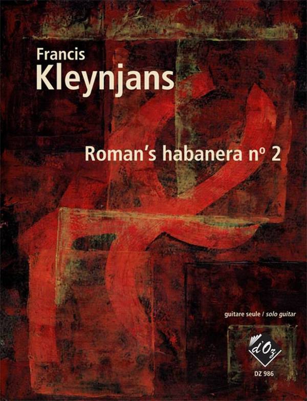 Roman's habanera no 2  Gitarre  Buch