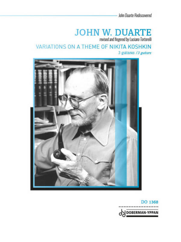 Variations on a theme of Nikita Koshkin, Op. 120&nbsp;&nbsp;Gitarrentrio&nbsp;&nbsp;Buch + Einzelstimme(n)