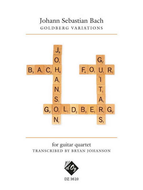 Goldberg Variations&nbsp;&nbsp;Gitarrenquartett&nbsp;&nbsp;Partitur + Stimmen