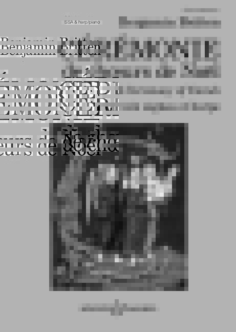 Cérémonie de churs de Noël op. 28&nbsp;&nbsp;pour voix aigues et harpe&nbsp;&nbsp;Klavierauszug (fr/en)