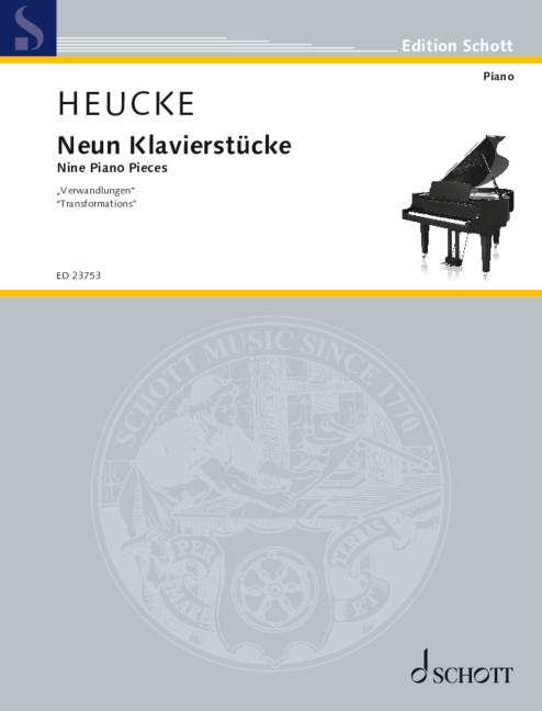 9 Klavierstücke op. 46a (Verwandlungen)  für Klavier  