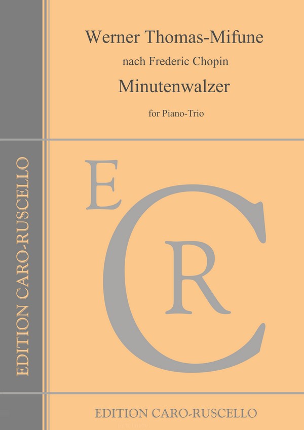 Minutenwalzer  for piano trio  parts