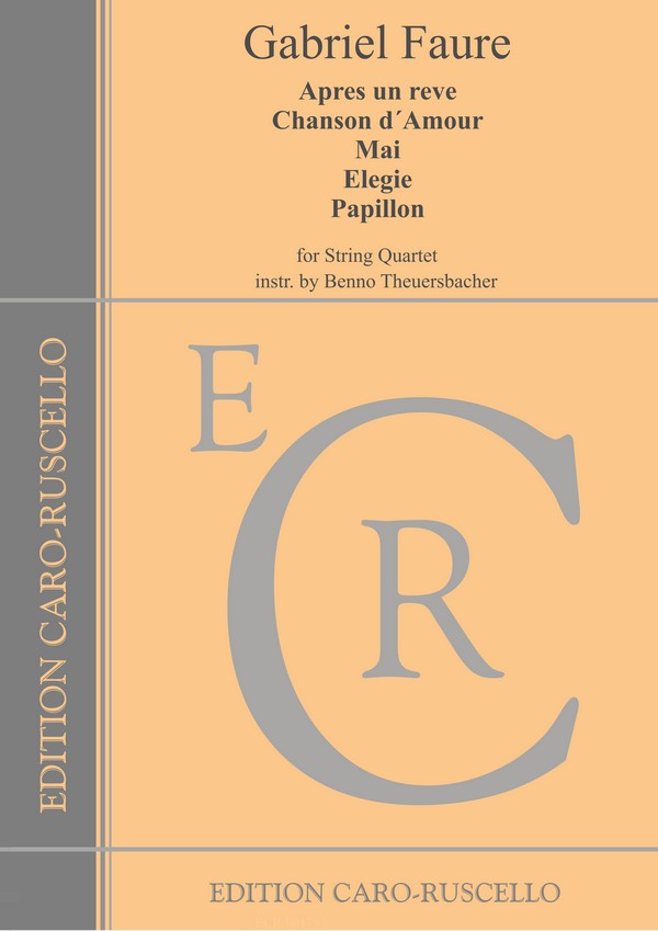 5 Chansons  for string quartet  parts