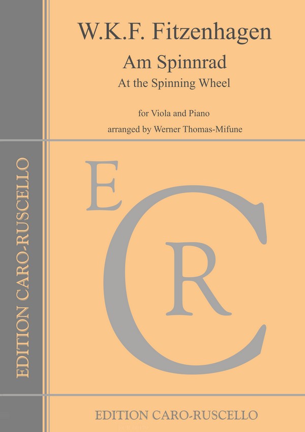 Am Spinnrad (At the Spinning Wheel)&nbsp;&nbsp;for viola and piano&nbsp;&nbsp;