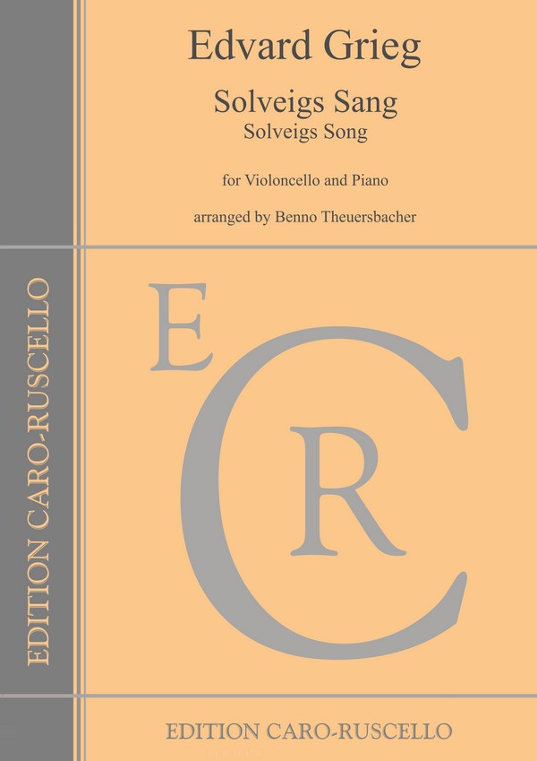 Solvejgs Sang (Solveigs Song)&nbsp;&nbsp;für Violoncello und Klavier&nbsp;&nbsp;