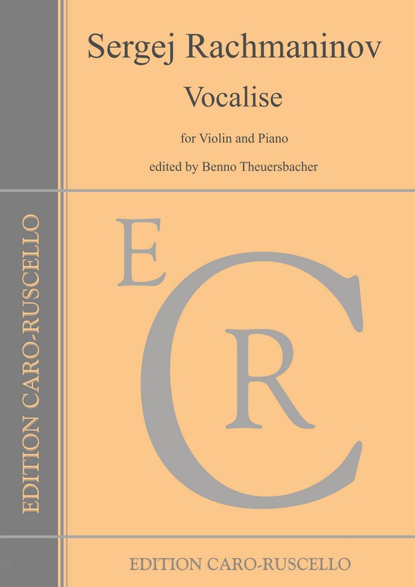 Vocalise  for violin and piano  