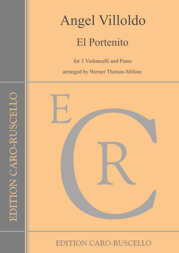 El Portenito  for 3 violoncelli and piano  parts