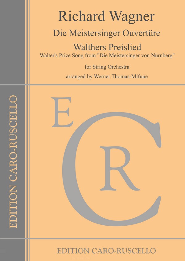 Walthers Preislied aus 'Die Meistersinger-Ouvertüre'&nbsp;&nbsp;für Streichorchester &nbsp;&nbsp;Partitur