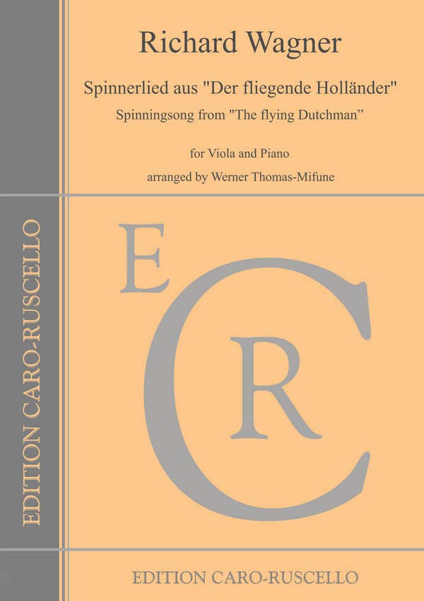 Spinnerlied aus 'Der fliegende Holländer'&nbsp;&nbsp;for viola and piano&nbsp;&nbsp;
