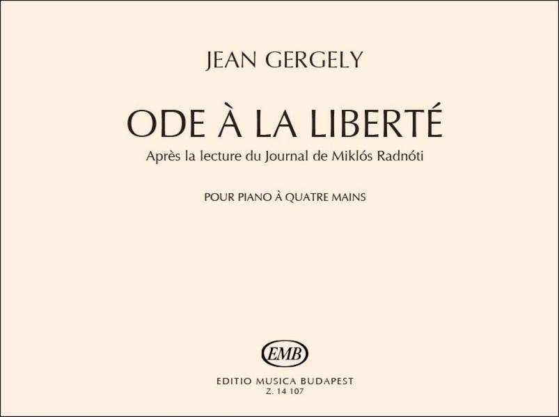 ODE A LA LIBERTEPOUR PIANO A QU&nbsp;&nbsp;Piano Duet&nbsp;&nbsp;Buch