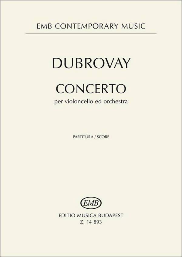 Concerto for Violoncello and Orchestra (2012)  Cello and Orchestra  Buch