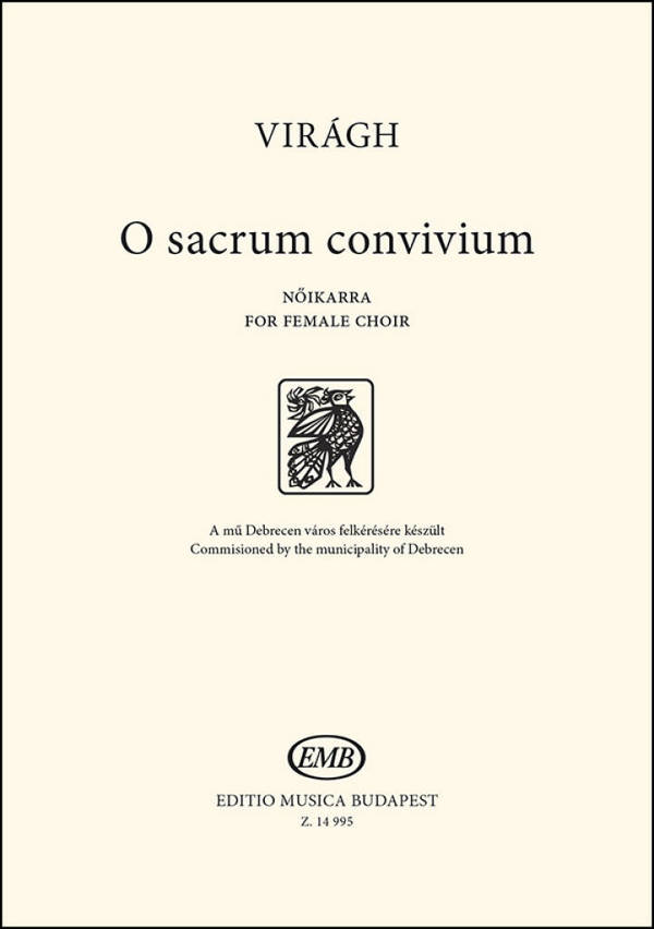 O sacrum conviviumfor  SSMA  Einzelstimme