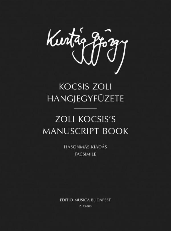 Zoli Kocsis's Manuscript book  Klavier  Buch und CD