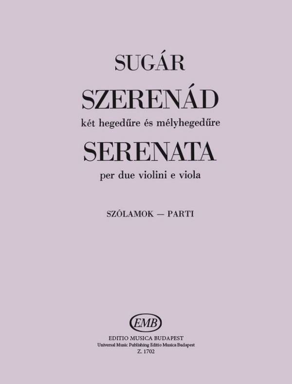 Serenade&nbsp;&nbsp;Streichtrio&nbsp;&nbsp;Buch