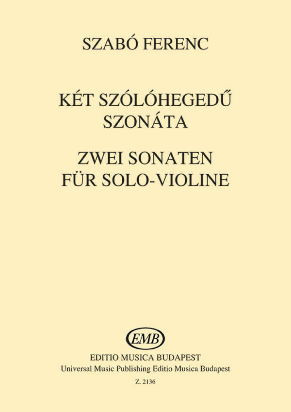 2 Sonaten  Violine  Buch