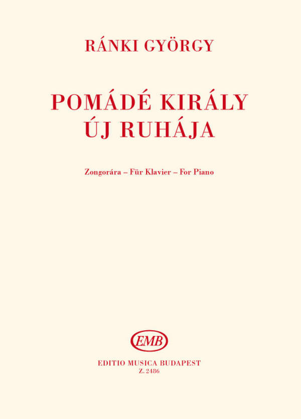 King Pomade's new clothes  Klavier  Buch