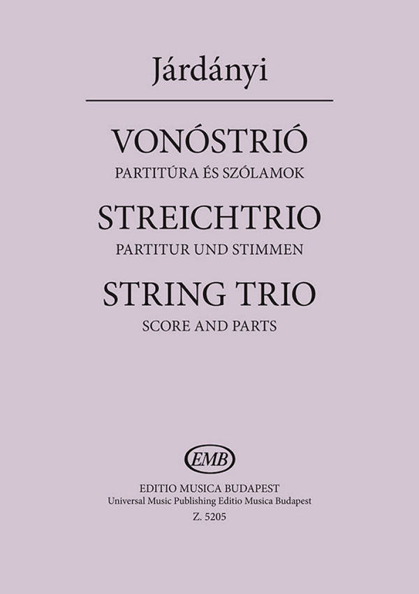 Trio&nbsp;&nbsp;Streichtrio&nbsp;&nbsp;Buch