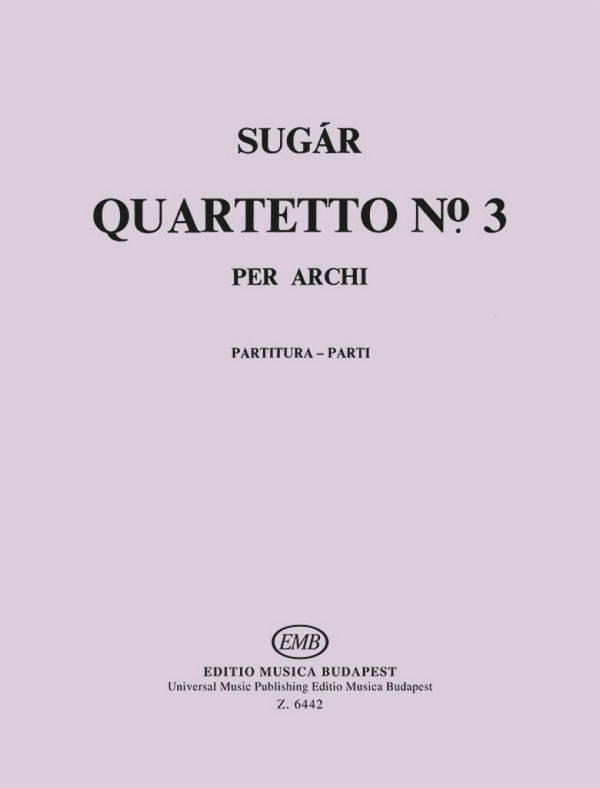 3.Streichquartett,Part.-St.  Streichquartett  Buch