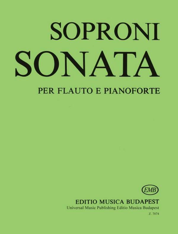 Sonate&nbsp;&nbsp;Flöte und Klavier&nbsp;&nbsp;Buch