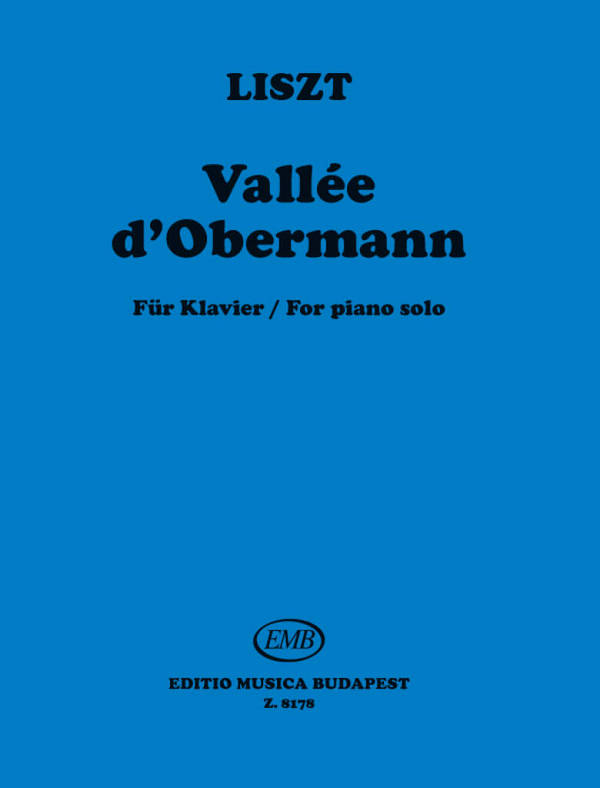 Vallee d'Obermann&nbsp;&nbsp;pour piano&nbsp;&nbsp; 