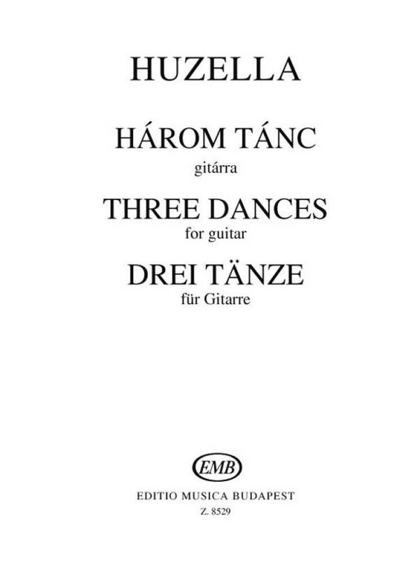 3 TAENZE  Gitarre  Buch