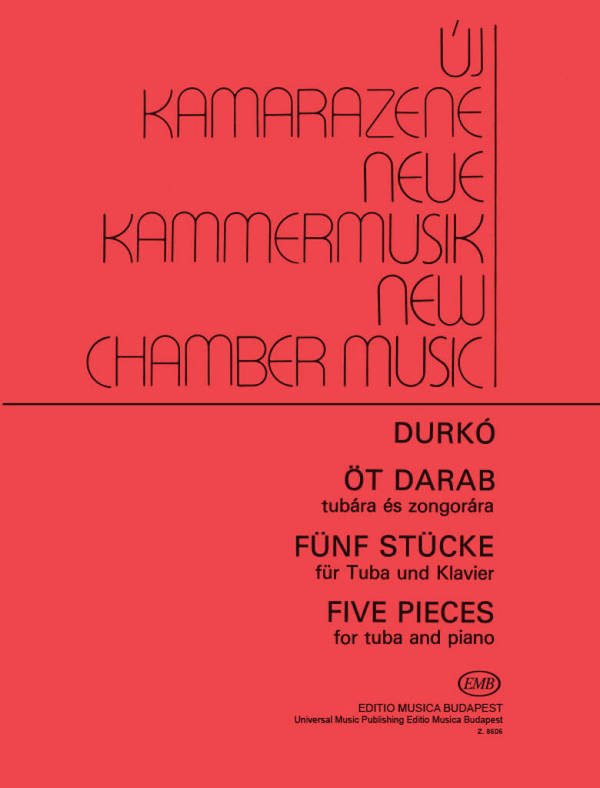 5 Stuecke&nbsp;&nbsp;Tuba und Klavier&nbsp;&nbsp;Buch