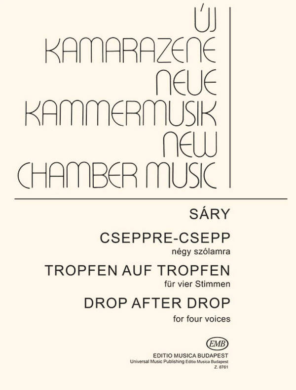 Tropfen Auf Tropfen&nbsp;&nbsp;Mixed Chamber Quartet&nbsp;&nbsp;Buch