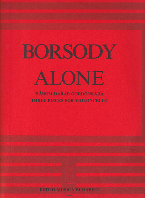Alone - 3 Pieces&nbsp;&nbsp;Cello&nbsp;&nbsp;Buch