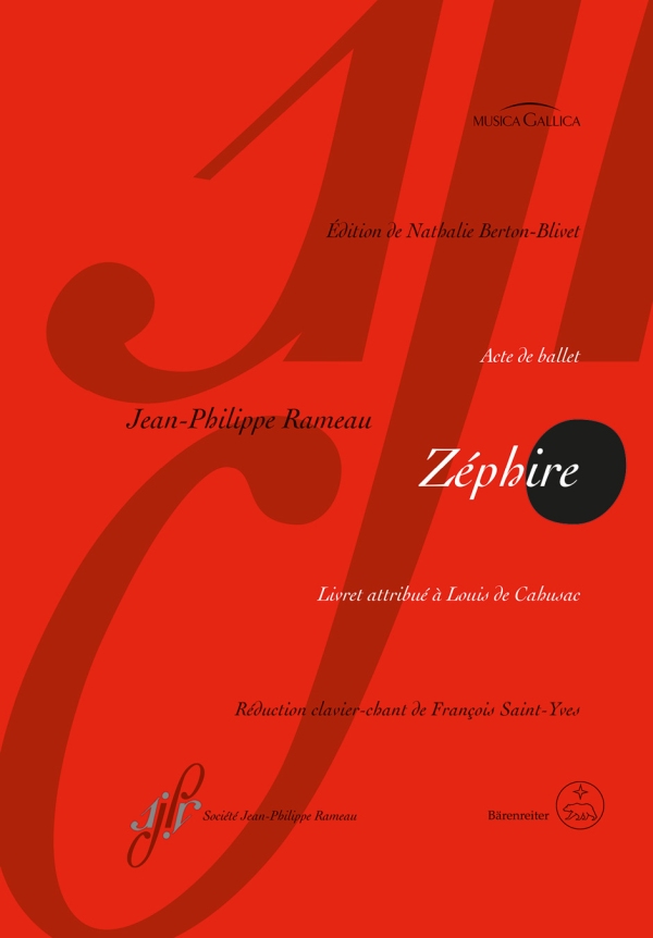 Zéphire RCT 61 -Acte de ballet-&nbsp;&nbsp;&nbsp;&nbsp;Klavierauszug vokal