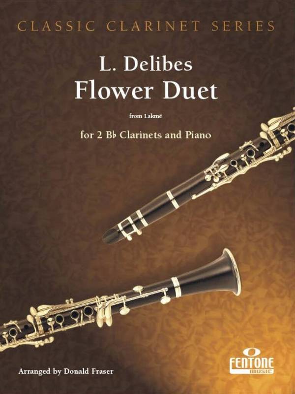 Flower Duet from Lakme   for 2 clarinets and piano  