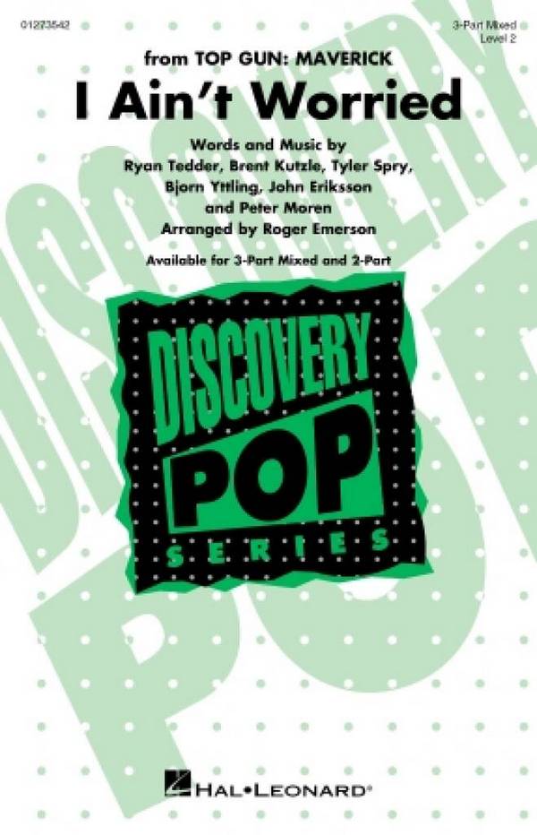 I ain't worried &nbsp;&nbsp;for mixed choir and piano&nbsp;&nbsp;choral score