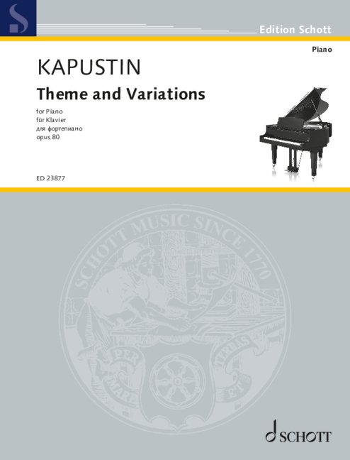 Theme and Variations op. 80 (1996)&nbsp;&nbsp;für Klavier&nbsp;&nbsp;