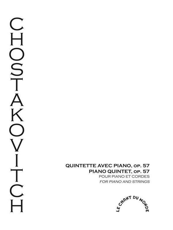 Quintette avec piano, op.57  Piano and String Quartet  Set