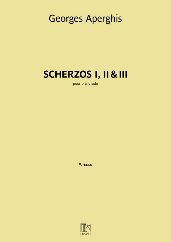 Scherzos I, II & III  pour piano solo   