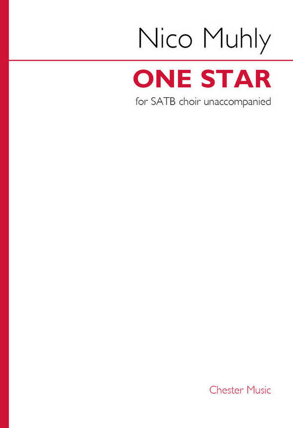 One Star&nbsp;&nbsp;SATB&nbsp;&nbsp;Choral Score