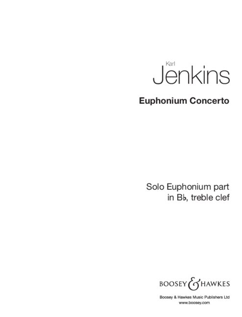 Euphonium Concerto  Euphonium und Orchester  Einzelstimme