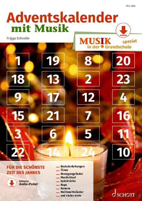 Adventskalender mit Musik (+Audio-Paket)&nbsp;&nbsp;&nbsp;&nbsp;