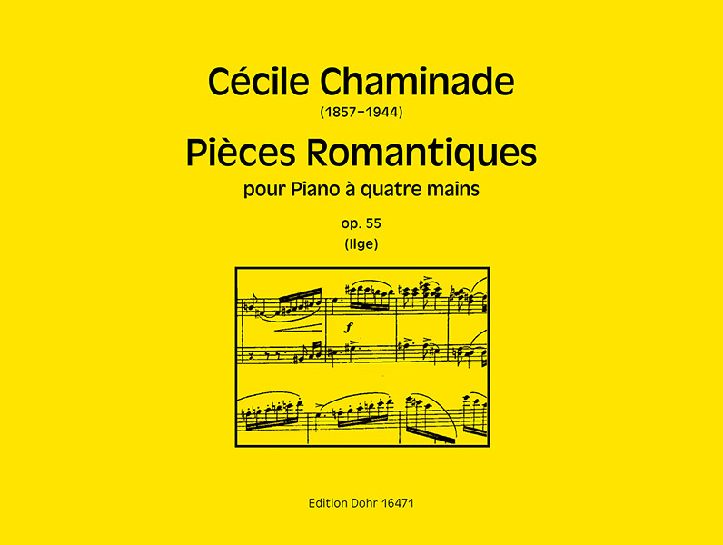 Pièces Romantiques op. 55&nbsp;&nbsp;pour piano à quatre mains &nbsp;&nbsp;partition