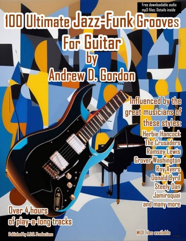 100 Ultimate Jazz-Funk Grooves for Guitar&nbsp;&nbsp;Guitar&nbsp;&nbsp;Book & Audio-Online