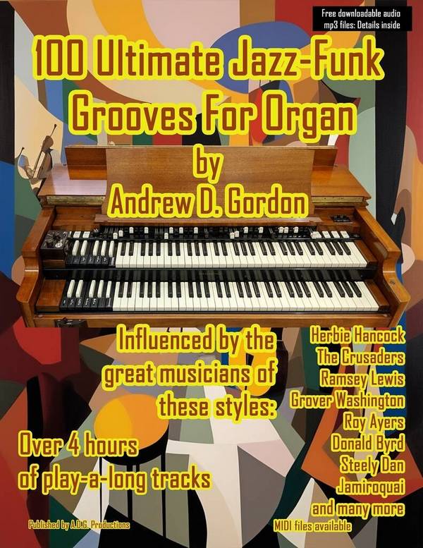 100 Ultimate Jazz-Funk Grooves for Organ&nbsp;&nbsp;Organ&nbsp;&nbsp;Book & Audio-Online