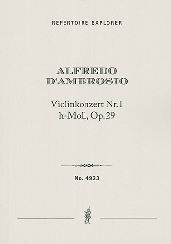 Violin Concerto in B minor No.2 op.29&nbsp;&nbsp;for orchestra&nbsp;&nbsp;study score